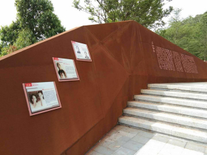 惠城耐候钢挡土墙
